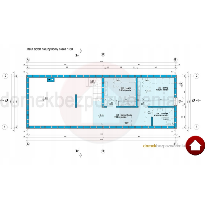 Dom 70 m2 bez pozwolenia