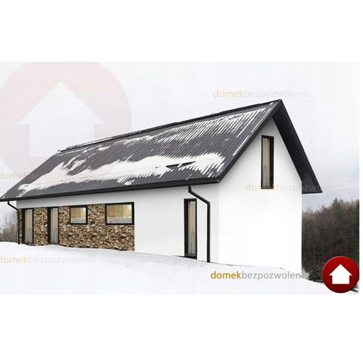 Dom 70 m2 bez pozwolenia