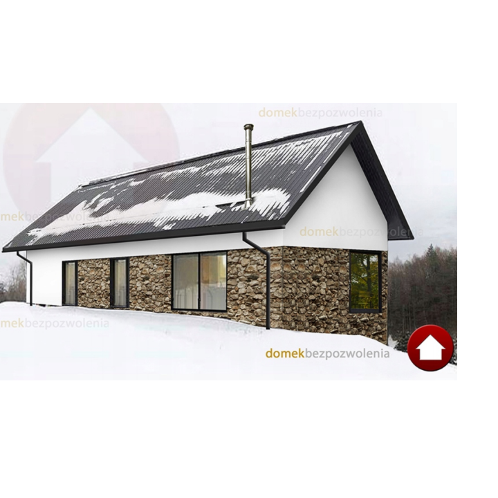 Dom 70 m2 bez pozwolenia